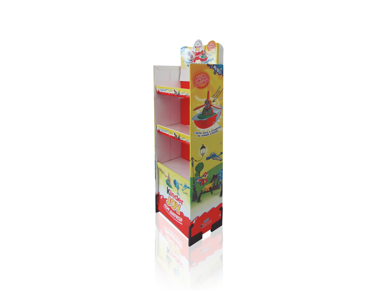 Display-de-papelão-Chão-Cargo-kinder