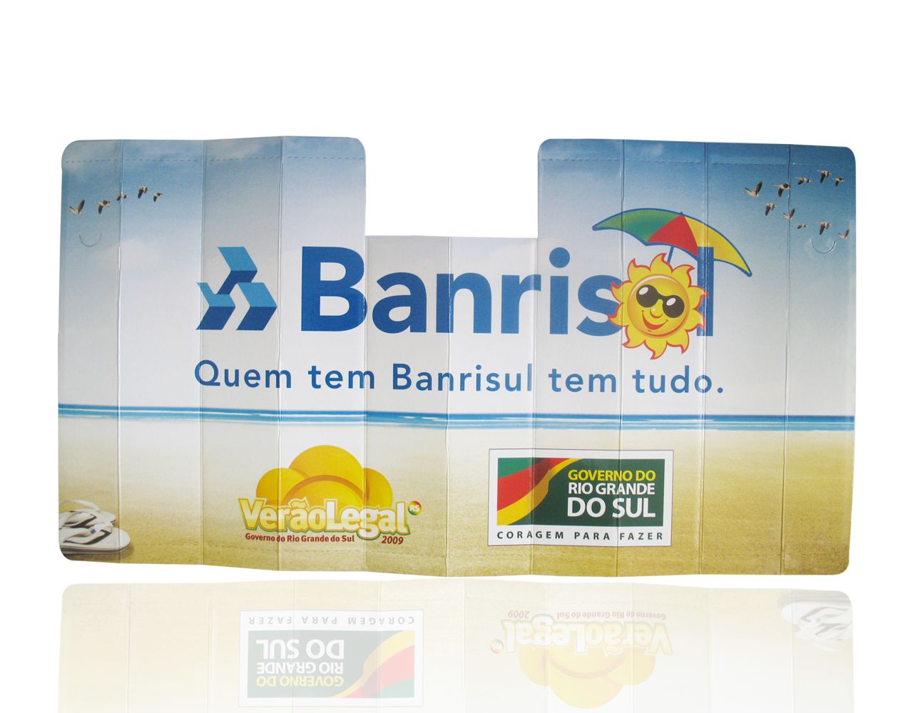 Display-de-papelão-Tapa-Sol Banco Banrisol